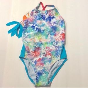 BNWT Girls Escargot One Piece Swimsuit Size 10